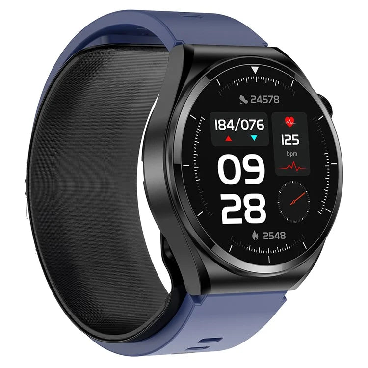 S22 ECG Smart Watch Air Pump Type ECG Blood Glucose Monitor Activity Fitness Tracker