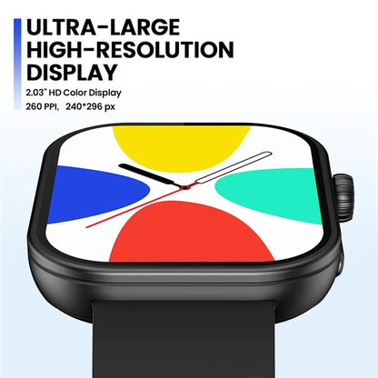 ZEBLAZE Btalk Plus 2.03-inch Smart Watch Bluetooth Calling Health Monitoring Sports Watch