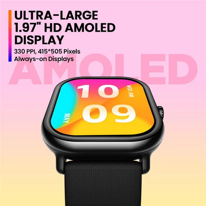 ZEBLAZE GTS3 Pro Smart Watch Ultra-big HD AMOLED Screen Health Fitness Tracker