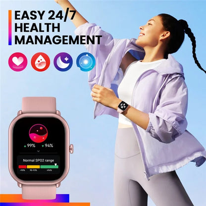 ZEBLAZE GTS3 Pro Smart Watch Ultra-big HD AMOLED Screen Health Fitness Tracker