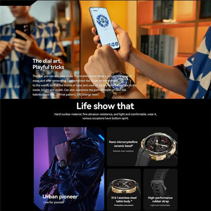 HUAWEI WATCH GT Cyber 1.32-Inch AMOLED Screen Bluetooth Calling Smart Watch