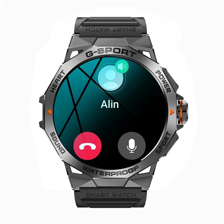 K62 1.43-inch AMOLED Screen Bluetooth Call Smart Watch with Multi Sports Modes