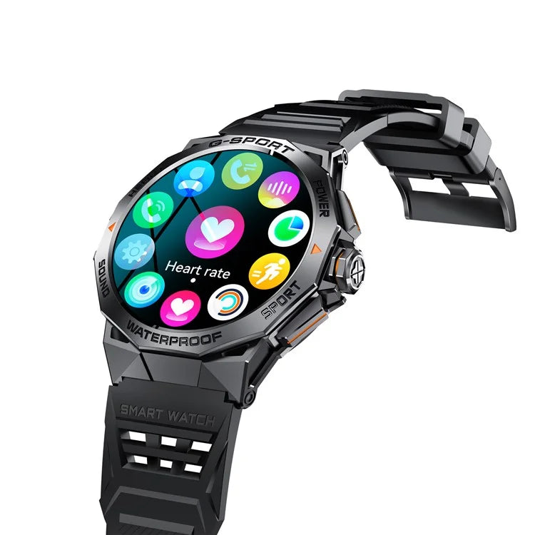 K62 1.43-inch AMOLED Screen Bluetooth Call Smart Watch with Multi Sports Modes