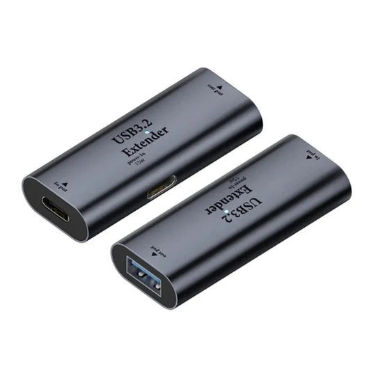 10m Transmission Type-C to USB Signal Amplifier 15W Power Supply Extender