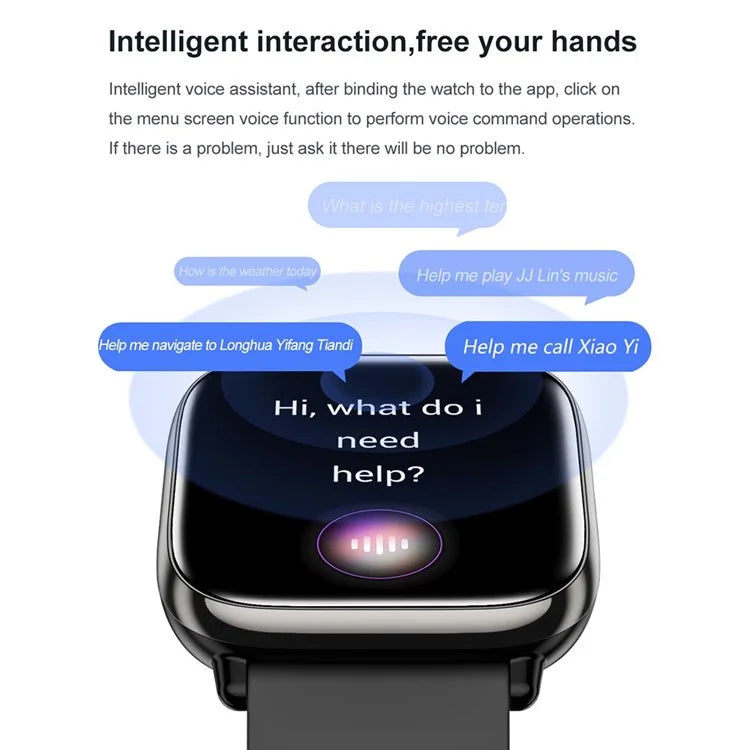 HD12 1.75-Inch AMOLED Screen Bluetooth Calling Smart Watch