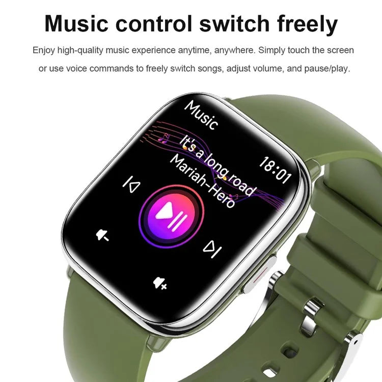 HD12 1.75-Inch AMOLED Screen Bluetooth Calling Smart Watch