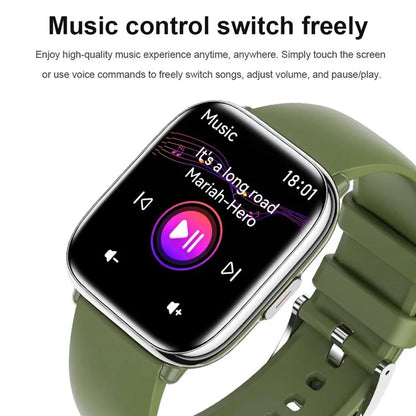 HD12 1.75-Inch AMOLED Screen Bluetooth Calling Smart Watch