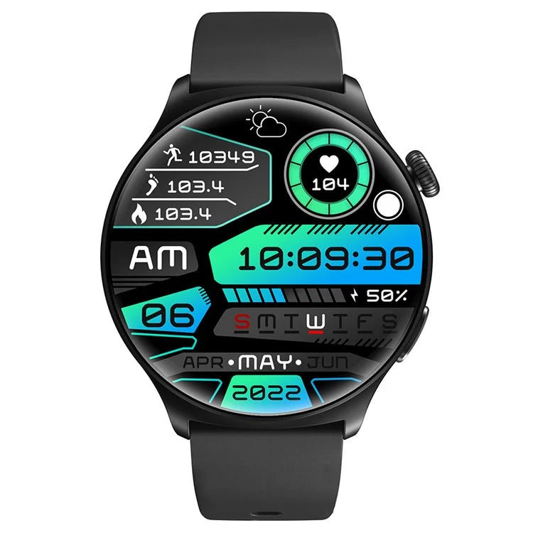 MX16 1.43-inch Round Screen Bluetooth Calling Health Monitor Smart Watch