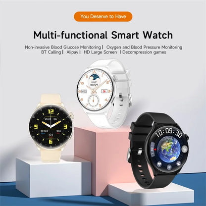 MX16 1.43-inch Round Screen Bluetooth Calling Health Monitor Smart Watch