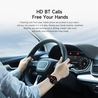 MX16 1.43-inch Round Screen Bluetooth Calling Health Monitor Smart Watch