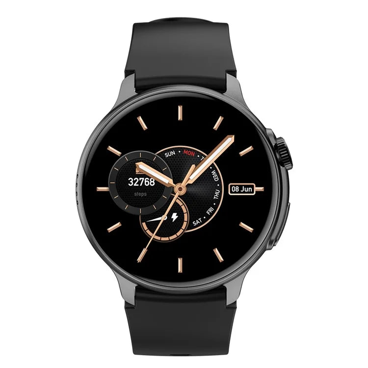 S58 AMOLED Round Screen Bluetooth Call Smart Watch Heart Rate Monitor Fitness Tracker