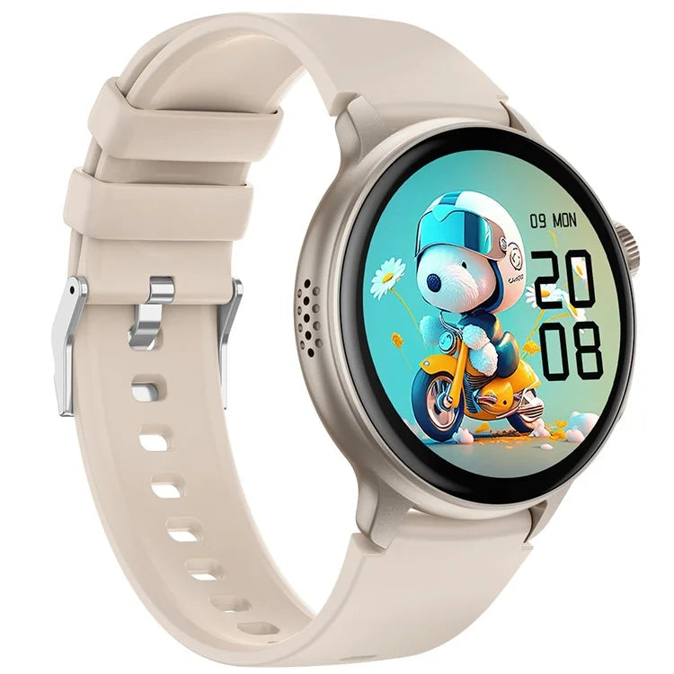 S58 AMOLED Round Screen Bluetooth Call Smart Watch Heart Rate Monitor Fitness Tracker