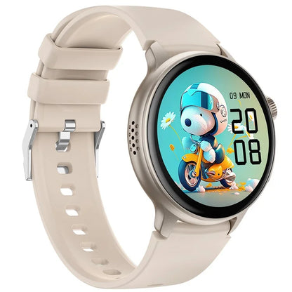 S58 AMOLED Round Screen Bluetooth Call Smart Watch Heart Rate Monitor Fitness Tracker