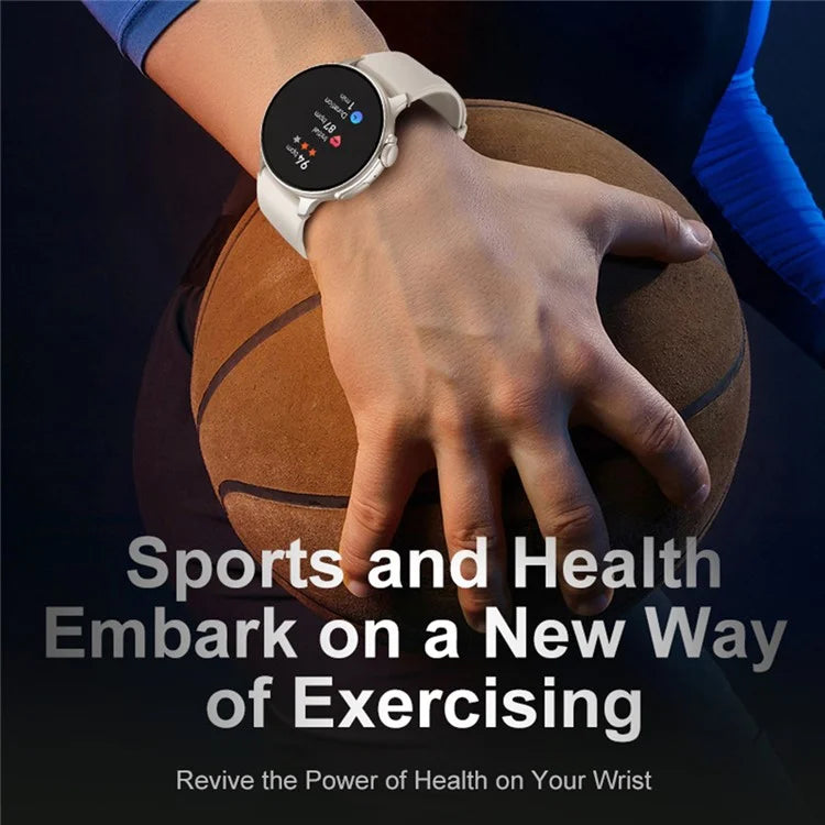 S58 AMOLED Round Screen Bluetooth Call Smart Watch Heart Rate Monitor Fitness Tracker