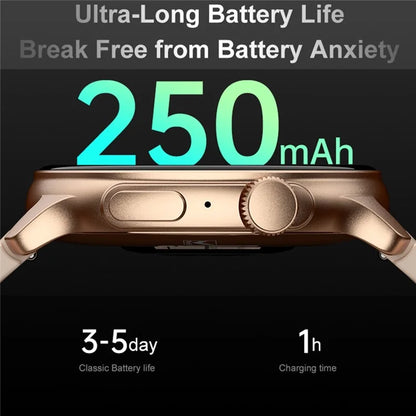S58 AMOLED Round Screen Bluetooth Call Smart Watch Heart Rate Monitor Fitness Tracker