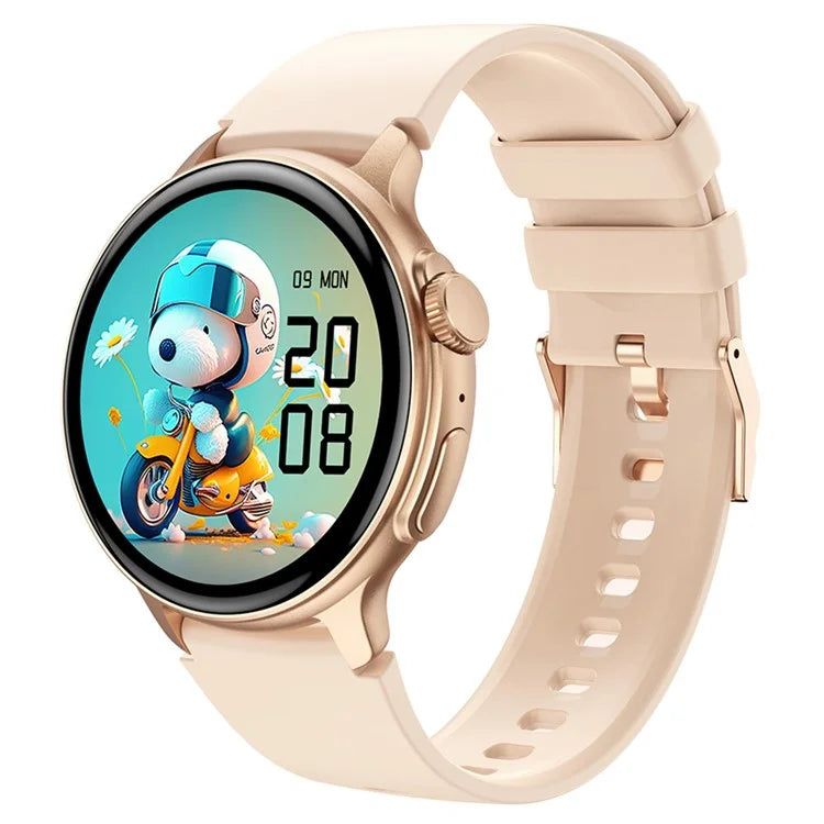 S58 AMOLED Round Screen Bluetooth Call Smart Watch Heart Rate Monitor Fitness Tracker