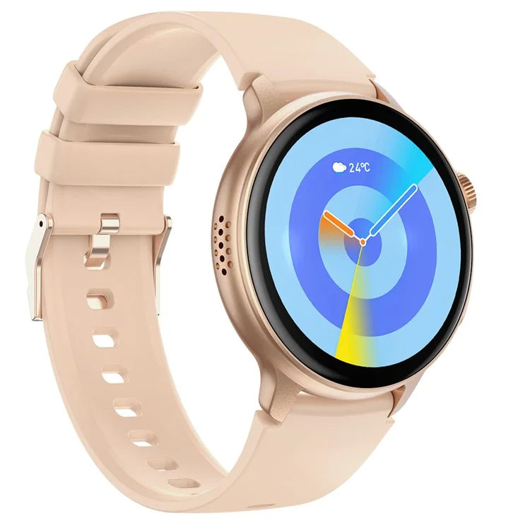 S58 AMOLED Round Screen Bluetooth Call Smart Watch Heart Rate Monitor Fitness Tracker
