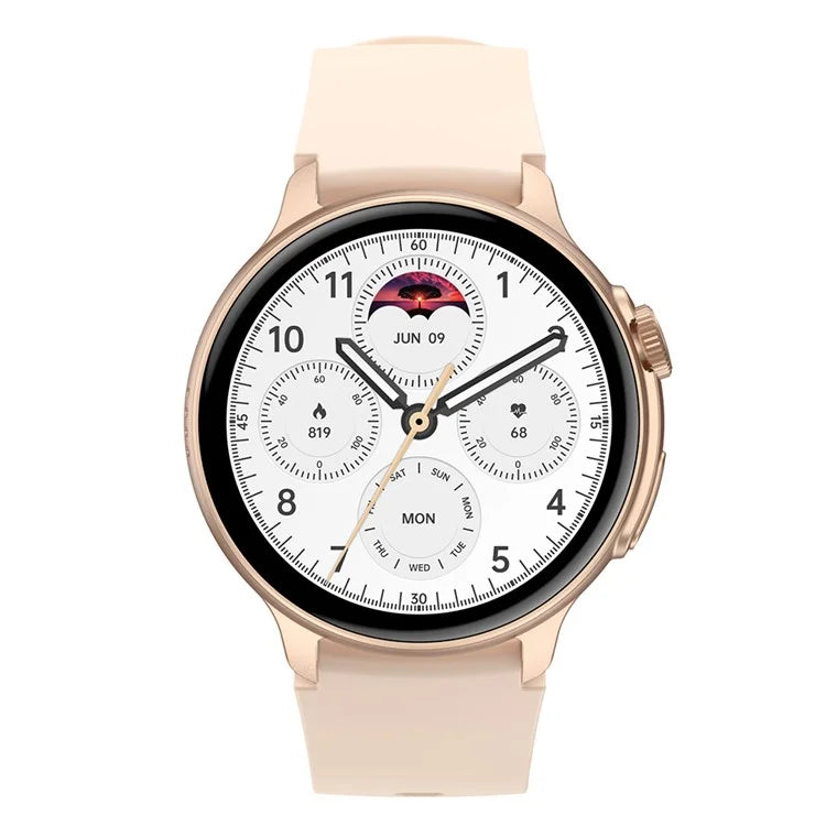 S58 AMOLED Round Screen Bluetooth Call Smart Watch Heart Rate Monitor Fitness Tracker