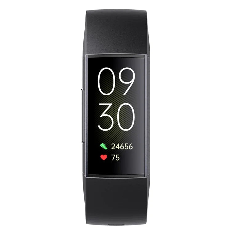 C67 AMOLED Screen Watch Sleep Monitor Wrist Bracelet Waterproof Smart Band (Button Control)