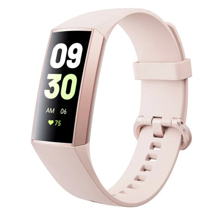 C67 AMOLED Screen Watch Sleep Monitor Wrist Bracelet Waterproof Smart Band (Button Control)