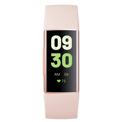 C67 AMOLED Screen Watch Sleep Monitor Wrist Bracelet Waterproof Smart Band (Button Control)