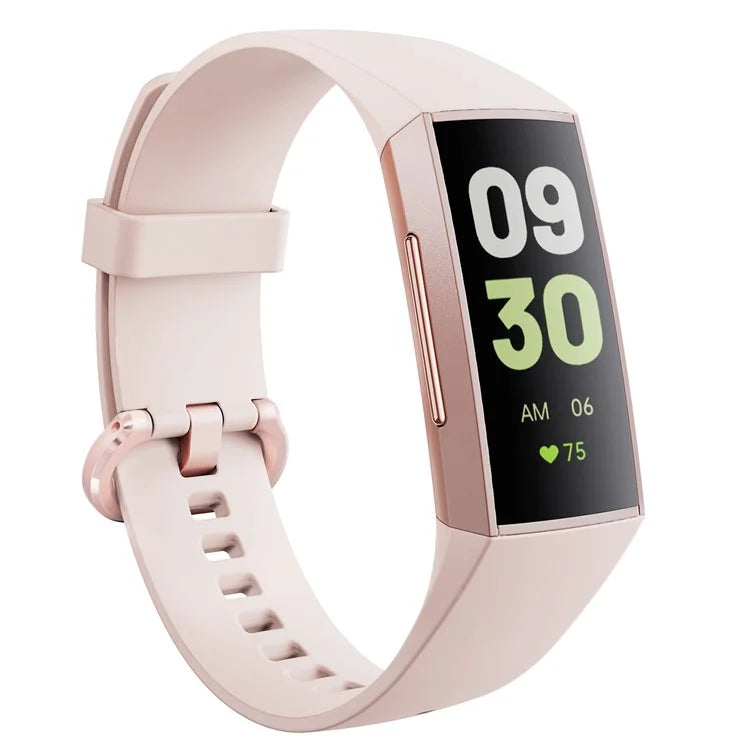 C67 AMOLED Screen Watch Sleep Monitor Wrist Bracelet Waterproof Smart Band (Button Control)
