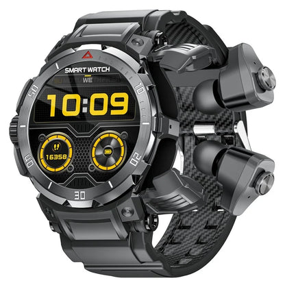 GT100pro 2-in-1 1.46-inch Health Monitoring Smart Watch TWS Bluetooth Earbuds