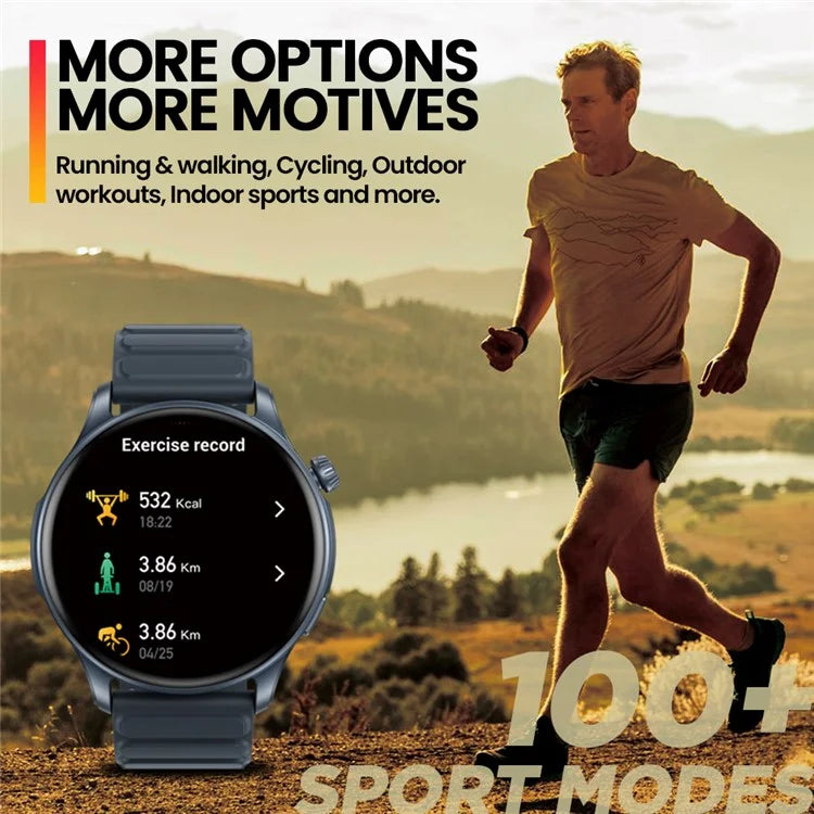 ZEBLAZE Btalk 3 Pro 1.43-inch AMOLED Smart Watch Health Monitoring Bluetooth Call Sports Watch