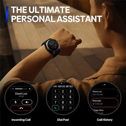 ZEBLAZE Stratos 3 Pro 1.43-inch Bluetooth Call Health Monitor GPS Sports Smart Watch