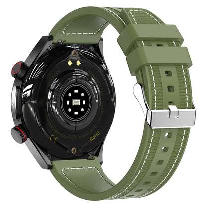 E800 SOS Emergency Call Watch IP68 Waterproof ECG Health Monitor Smart Bracelet (Nylon Strap)