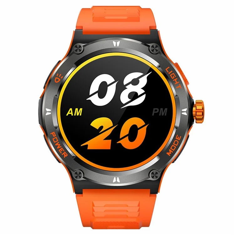 KT76 3ATM Waterproof Health Monitor 1.53-inch Bluetooth Smart Watch with Flashlight
