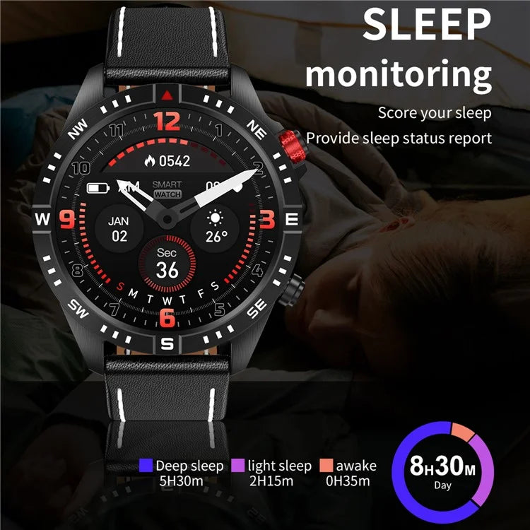 CY800 1.6-inch Bluetooth Calling Sport Watch Waterproof Smart Watch Heart Rate Sleep Monitoring