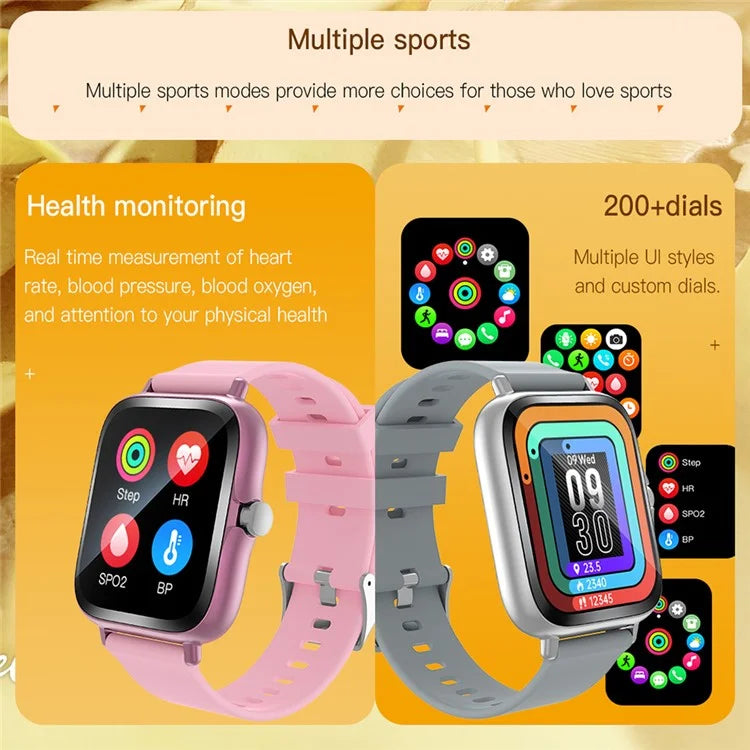 Y13(TB40D) Bluetooth Call Sport Watch 1.83-inch Smart Watch Heart Rate Sleep Monitoring