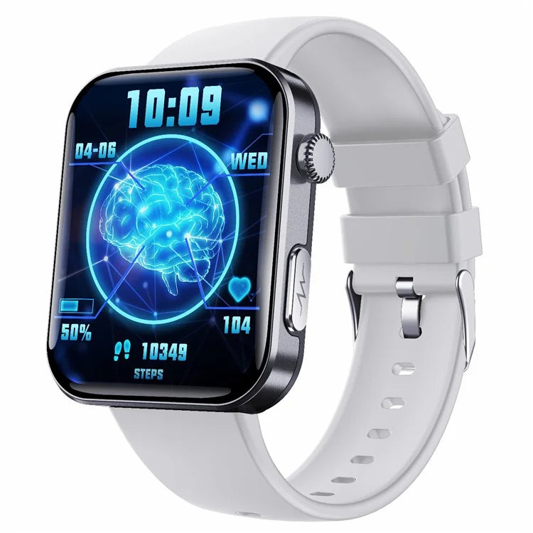 F300 2.10 inch HD Screen Smart Watch Bluetooth Call Heart Rate Monitor Sport Watch+Grey