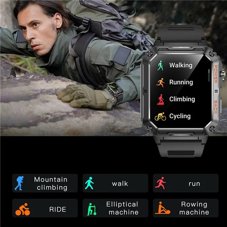 P3 Heart Rate Monitor Bluetooth Call Sports Smart Watch with Colorful Breathing Light