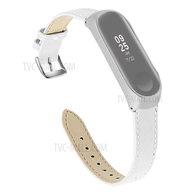 Quality Genuine Leather Watch Band Replacement for Xiaomi Mi Band 5