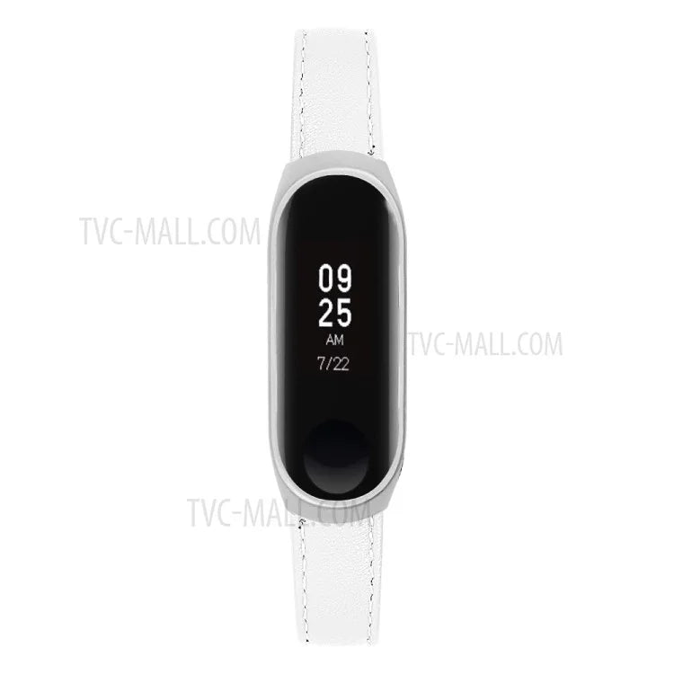 Quality Genuine Leather Watch Band Replacement for Xiaomi Mi Band 5