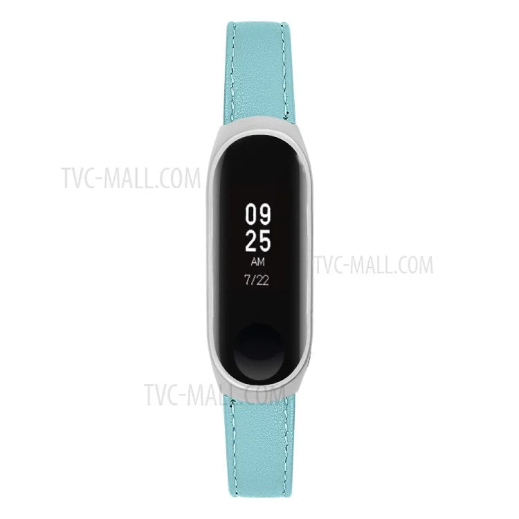 Quality Genuine Leather Watch Band Replacement for Xiaomi Mi Band 5