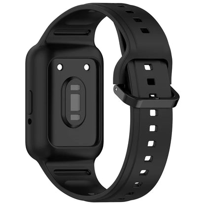 For Samsung Galaxy Fit3 (SM-R390) Watch Strap Integrate Silicone Watch Band with Case