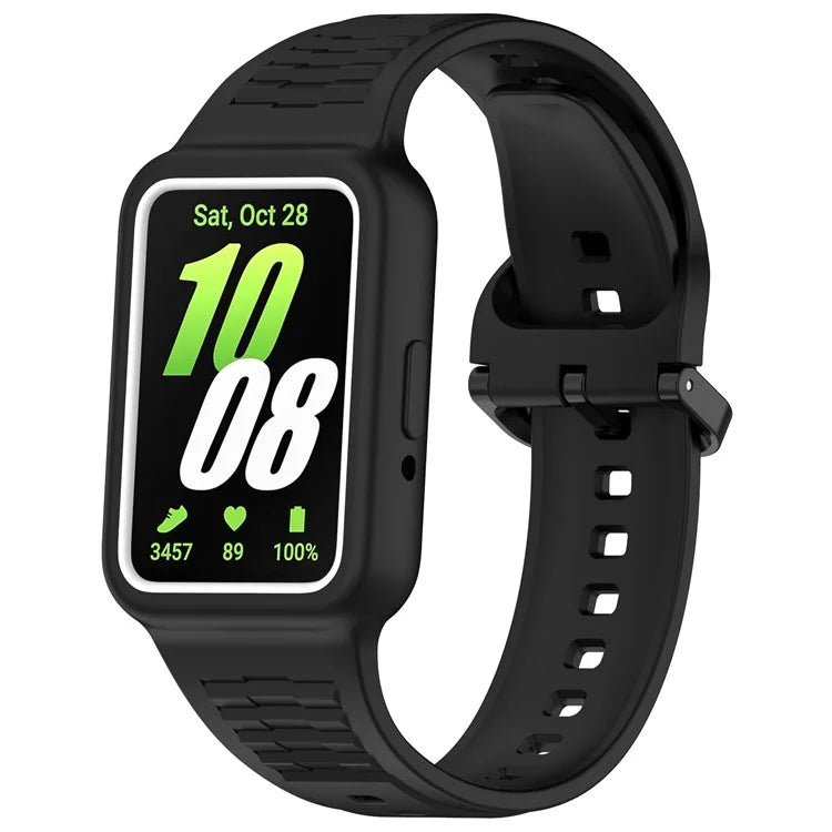 For Huawei Band 7 / Band 8 / Band 8 NFC / Band 9 / Band 9 NFC Integrated Silicone Strap Watch Case Replacement Wrist Band
