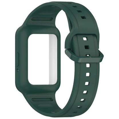 For Honor Band 9 Silicone Watch Band Wrist Strap with Watch Case