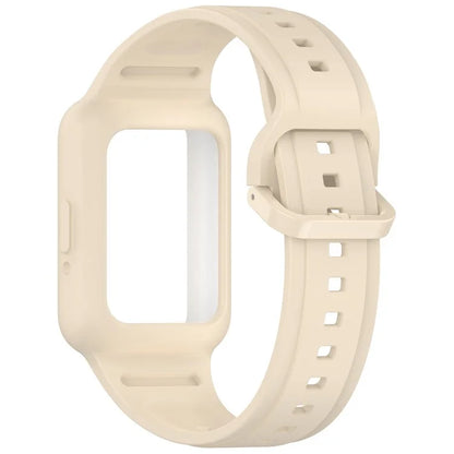 For Honor Band 9 Silicone Watch Band Wrist Strap with Watch Case