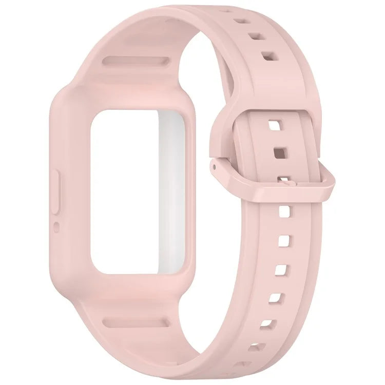 For Honor Band 9 Silicone Watch Band Wrist Strap with Watch Case