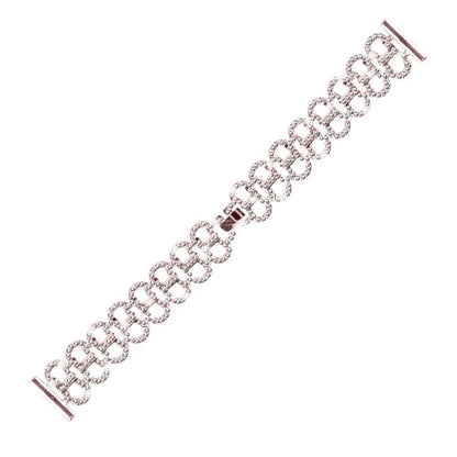 For Gabb Watch 2 Rhinestones Decor Gourd Shape Watch Band Alloy Strap