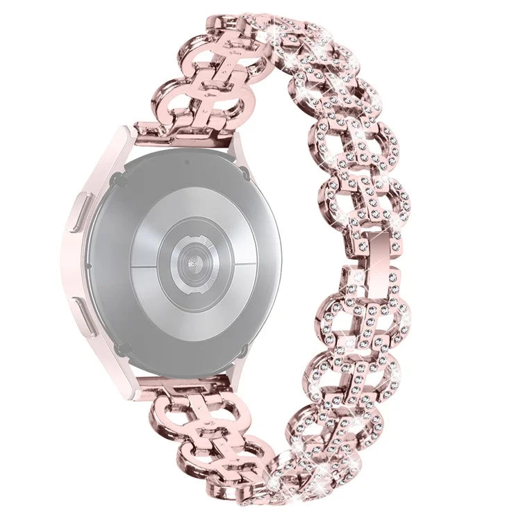 For Gabb Watch 3 Rhinestones Decor Gourd Shape Watch Band Alloy Strap