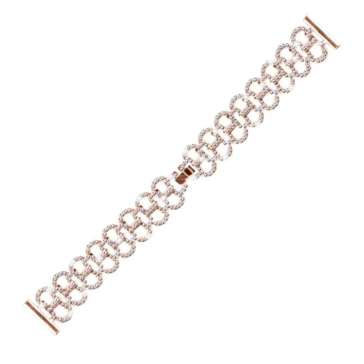 For Gabb Watch 3 Rhinestones Decor Gourd Shape Watch Band Alloy Strap