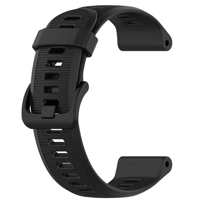 For Garmin Forerunner 945 / 935 Replacement Wrist Band Steel Buckle Textured Silicone Watch Strap