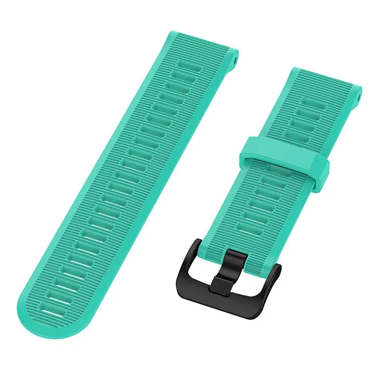 For Garmin Forerunner 945 / 935 Replacement Wrist Band Steel Buckle Textured Silicone Watch Strap