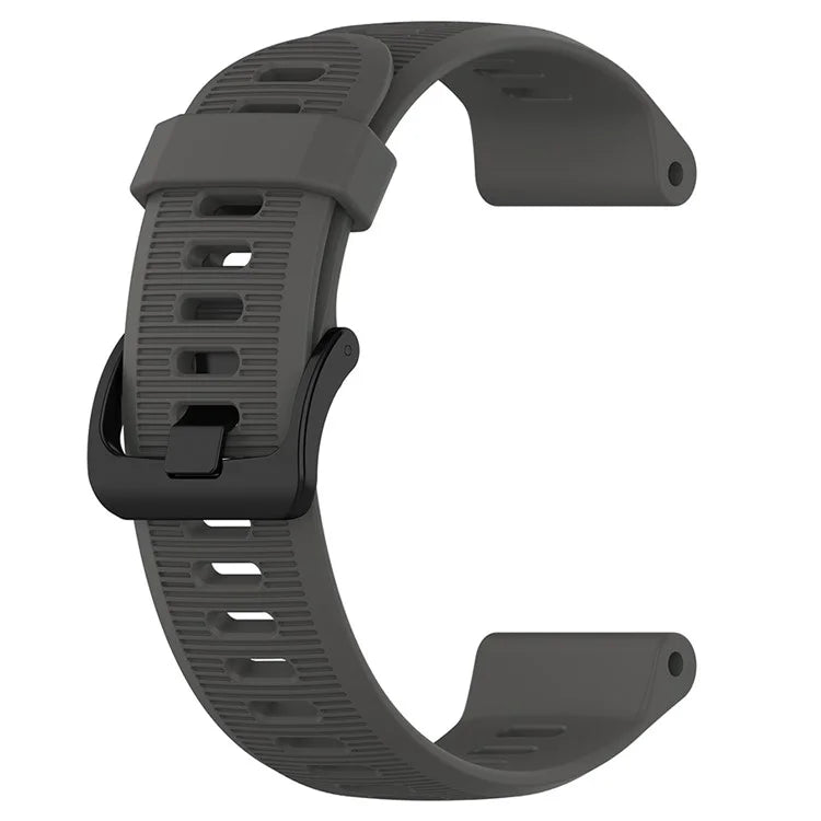 For Garmin Forerunner 945 / 935 Replacement Wrist Band Steel Buckle Textured Silicone Watch Strap