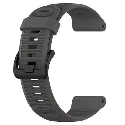 For Garmin Forerunner 945 / 935 Replacement Wrist Band Steel Buckle Textured Silicone Watch Strap